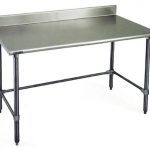 S/steel heavy duty feeding table with: . pre-rinse unit.