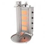 ADG-4U Doner Kebab Machine Gas, 4 Burner, Top Motor