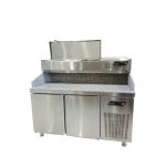 TPG-72-MT3STTR Counter Top 2 Doors Chiller Marble top & Salad bar up