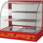 Commercial Electric Curved Food Warmer