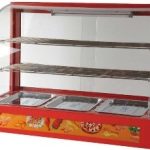 .Commercial Electric Curved Food Warmer