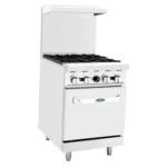 4 Burner 24" Range with Standard Oven