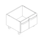 STAINLESS STEEL STAND FOR GRIDDLE