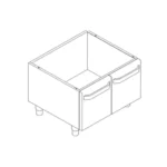 STAINLESS STEEL STAND FOR GRIDDLE