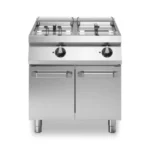 Electric fryer, 2 wells 17+17 liters