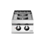 Electric range, 2 round plates, top