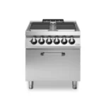 Electric range, 4 square plates, electric static oven
