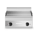 Electric griddle, smooth mild steel plate, top