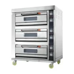 Gas Deck Oven 3 Deck 6 Trays with stone