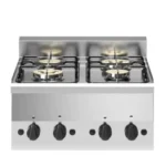 Gas range, 4 burners, top