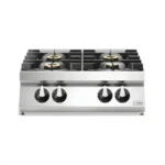 Gas range pressed worktop, 4 burners, top