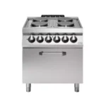 Electric range, 4 round plates, electric static oven