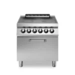 Infrared surface 4 cooking zones, electric static oven