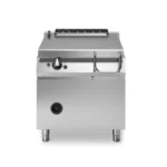 Motorized tilting gas bratt pan, stainless steel well, capacity 80 litres