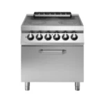 Infrared surface 4 cooking zones, electric static oven