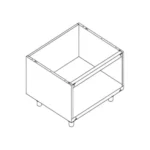 STAINLESS STEEL STAND FOR GRIDDLE